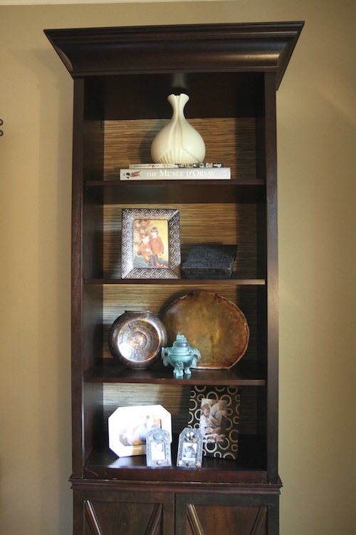 Easy Bookcase update | Lori May Interiors